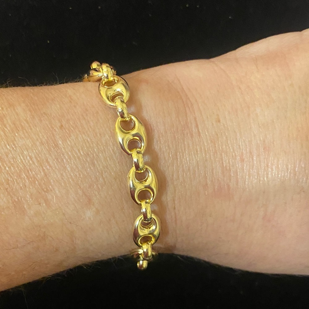 Elegant Gold Filled Gucci Link Bracelet